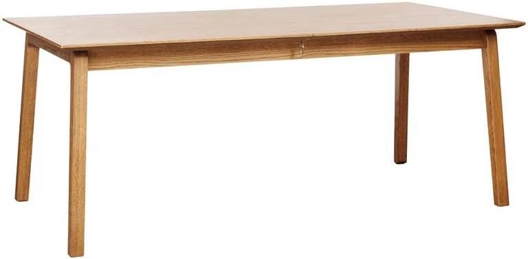 Giga Meubel Giga Living Eettafel Uitschuifbaar Naturel Eiken 95x190-290cm Bari