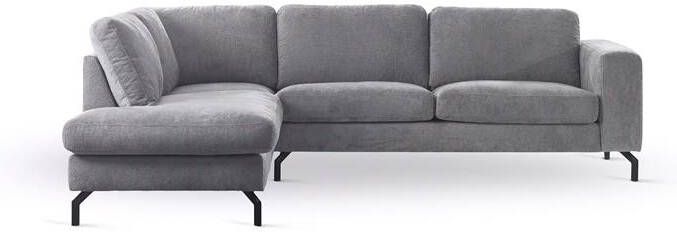 Giga Meubel 3-Zits Hoekbank Perfect Harmony Grijs Links
