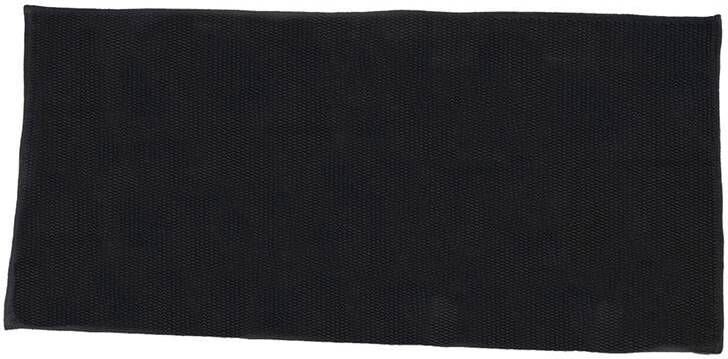 Giga Meubel Badmat Rechthoek Antraciet Katoen 60x110x1cm Jovi