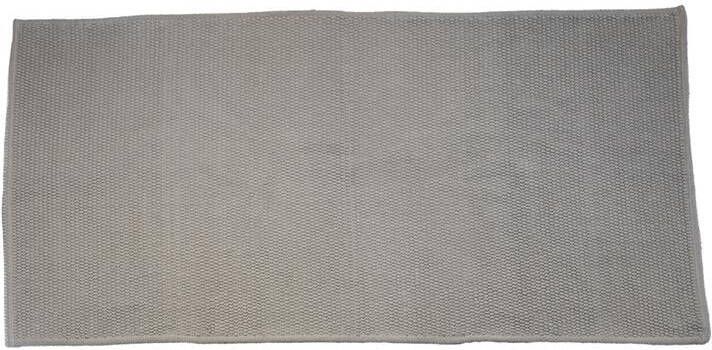 Giga Meubel Badmat Rechthoek Grijs Katoen 60x110x1cm Jovi