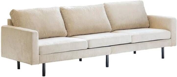 Giga Meubel Bank Beige 4-Zits 280x84x90cm Florence