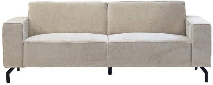 Giga Meubel Bank Taupe 3-Zits 220x100x82cm Rome
