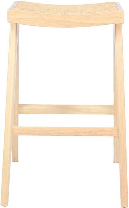 Giga Meubel Barkruk Naturel Rotan Zitting Jules
