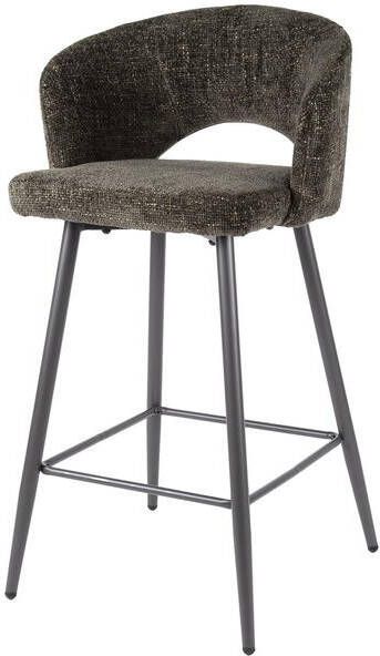 Giga Meubel Barstoel Bruin 51x50x94cm Salon Tissee Set van 2