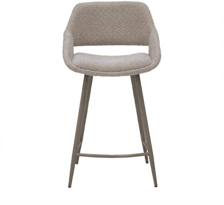 Giga Meubel Barstoel Stof Beige Zithoogte 65cm Jess