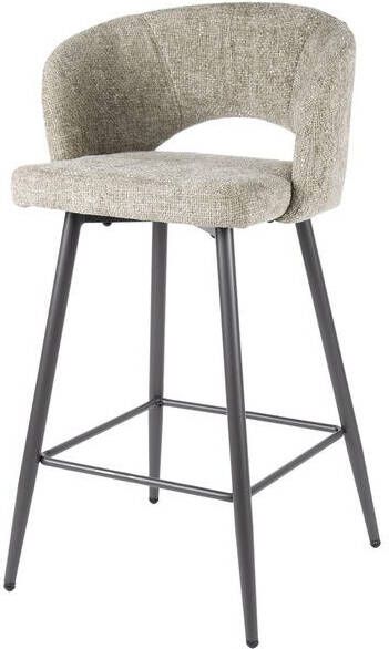 Giga Meubel Barstoel Zand 51x50x94cm Salon Tissee Set van 2