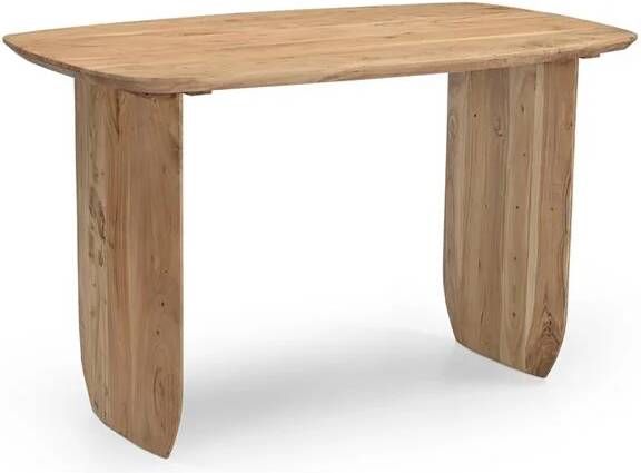Giga Meubel Countertafel Deens Ovaal 150cm Naturel Acaciahout Steve