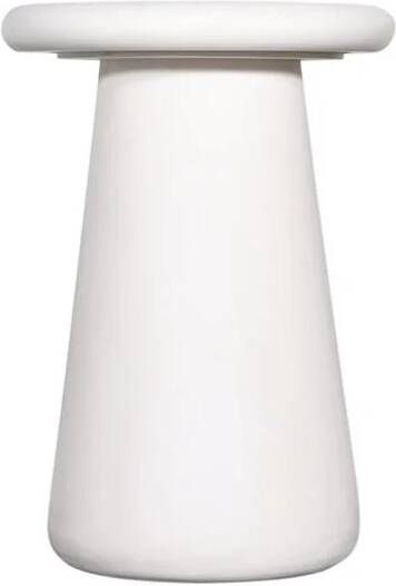 Giga Meubel Bijzettafel Rond Beige 35cm Betonlook Tafel Romy