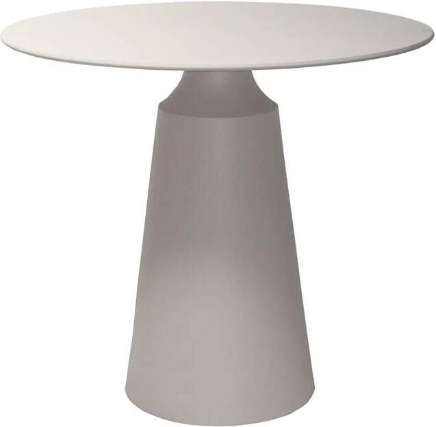 Giga Meubel Bijzettafel Rond Beige Aluminium 69x69x61 5cm Else