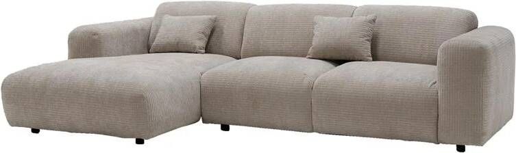Giga Meubel Chaise Longue Bank Beige Ottomane Links Dijon