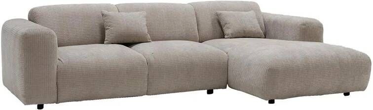 Giga Meubel Chaise Longue Bank Beige Ottomane Rechts Dijon