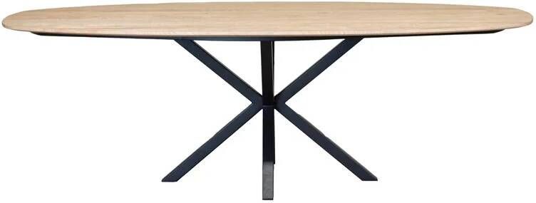 Giga Meubel DÉJA Living DÉJA Eettafel Gabriel Naturel Eikenhout 240cm