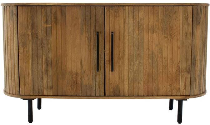 Giga Meubel Dressoir Naturel Mangohout 140x45x76cm Merel