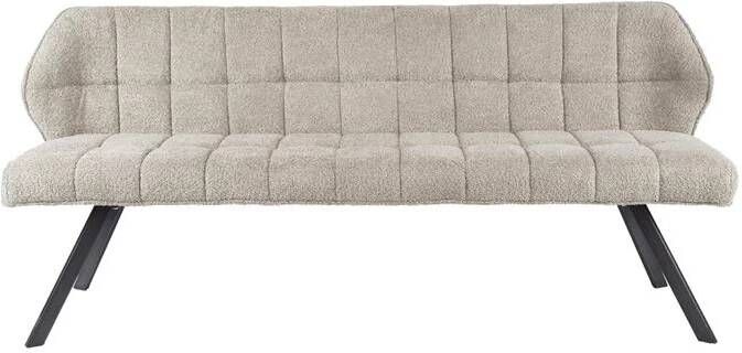 Giga Meubel Eetkamerbank 2 5-Zits Zand 180x59x84cm Raster