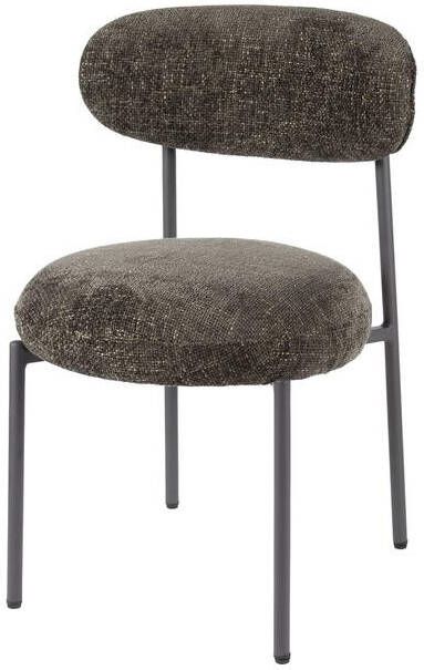 Giga Meubel Eetkamerstoel Bruin 52x57x81cm Round Tissee