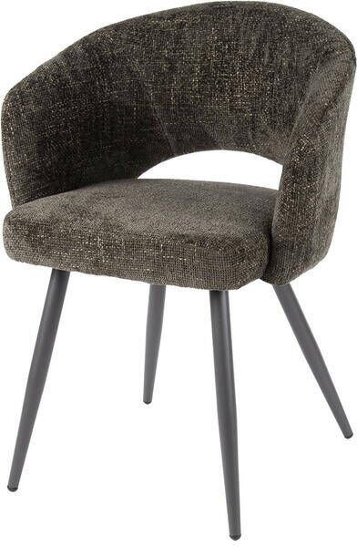 Giga Meubel Eetkamerstoel Bruin 58x56x81cm Salon Tissee