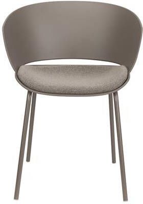 Giga Meubel Eetkamerstoel Grijs Zithoogte 48 5cm Jessica