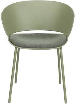 Giga Meubel Eetkamerstoel Groen Jessica Set van 4