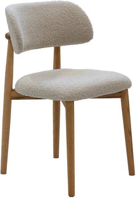 Giga Meubel Eetkamerstoel Taupe Zithoogte 47cm Lexi Set van 2