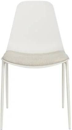 Giga Meubel Eetkamerstoel Wit Zithoogte 48cm Set van 4