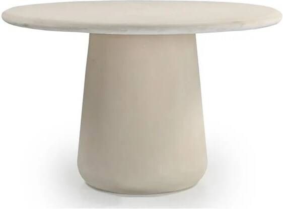 Giga Meubel Eetkamertafel Rond Beige Hout 150cm Tafel Romy
