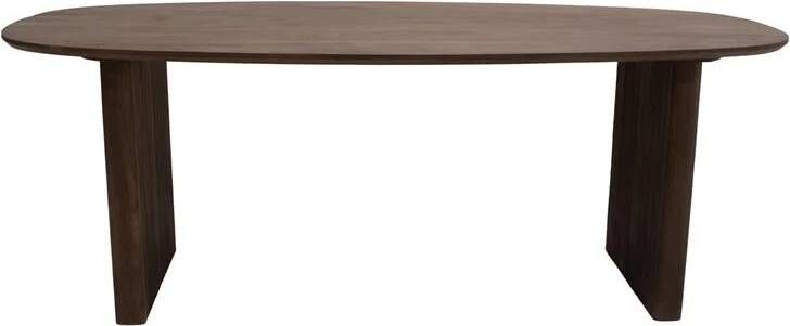 Giga Meubel Eettafel Aya Donkerbruin Mangohout 180x90x76cm