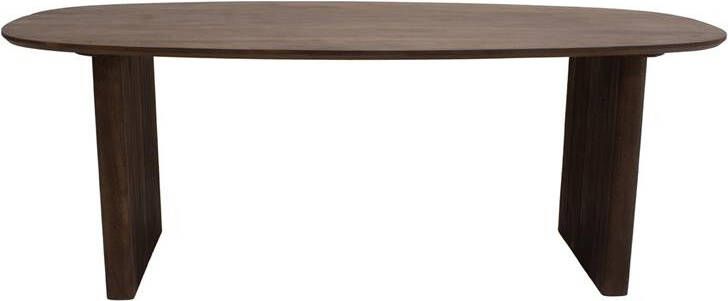 Giga Meubel Eettafel Aya Donkerbruin Mangohout 250x100x76cm