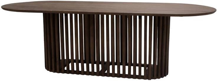Giga Meubel Eettafel Donkerbruin Mangohout 200x110x76cm Ferran