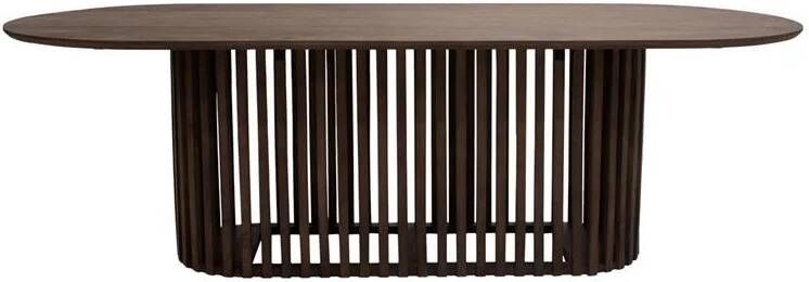 Giga Meubel Eettafel Donkerbruin Mangohout 250x110x76cm Ferran