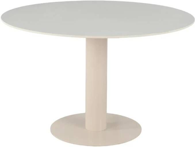 Giga Meubel Eettafel Malia Wit Keramisch Rond 120cm