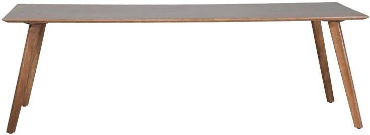 Giga Meubel Eettafel Mangohout Naturel 240x90x76cm Oslo