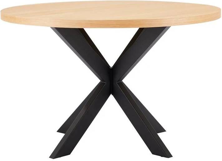 Giga Meubel Eettafel Rond 120cm Naturel 2-4 Personen Vancouver