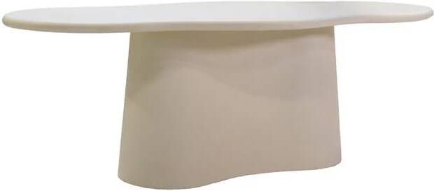 Giga Meubel Eettafel Organisch 180cm Beige Beton Jessie
