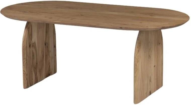 Giga Meubel Eettafel Ovaal 200cm Naturel Mangohout