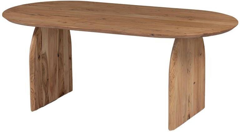 Giga Meubel Eettafel Ovaal 240cm Naturel Mangohout