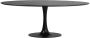 Giga Meubel Eettafel Ovaal Zwart Mangohout 200cm Tafel Ziggy - Thumbnail 2
