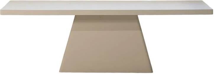 Giga Meubel Eettafel Rechthoek 160cm Beige Eco Composiet Avia