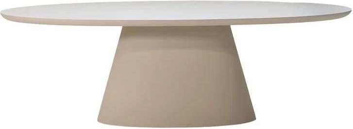Giga Meubel Eettafel Rechthoek 200cm Beige Eco Composiet Cleo