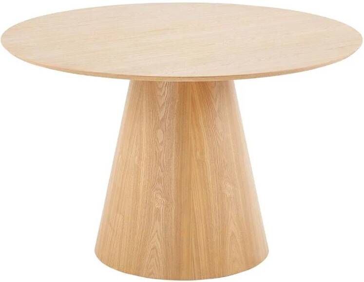 Giga Meubel Eettafel Rond Naturel 120x120x75cm Fynn