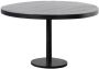 Giga Meubel Eettafel Zwart Rond 110cm Mangohout Tafel Dinand - Thumbnail 2