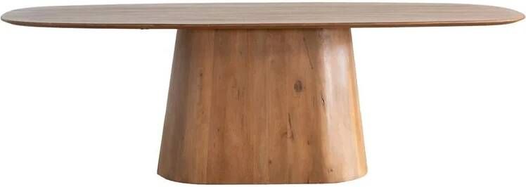 Giga Meubel Eettafel Stijn Bruin Deens Ovaal 180cm