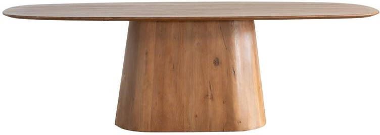 Giga Meubel Eettafel Stijn Bruin Deens Ovaal 240cm