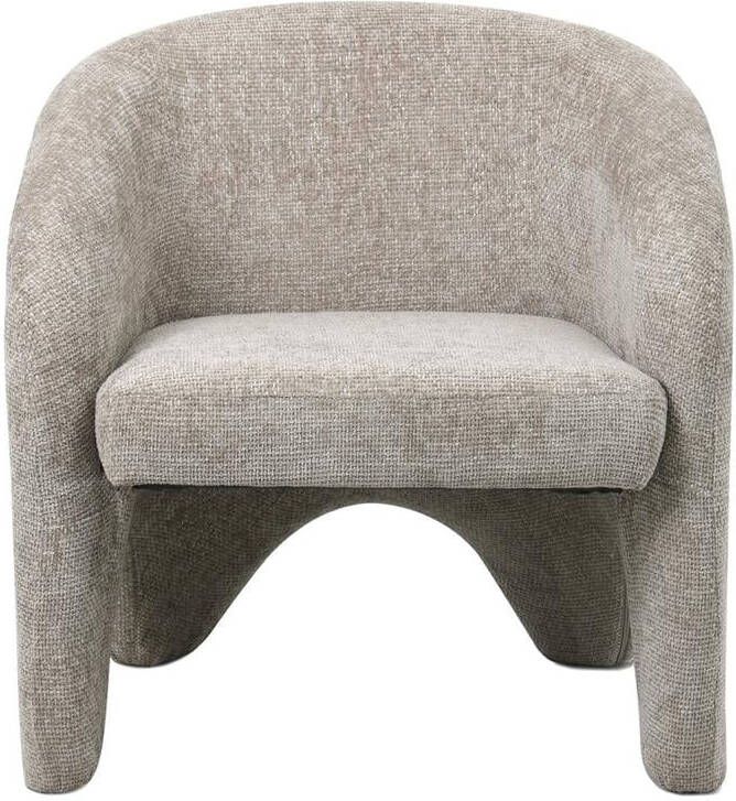 Giga Meubel Fauteuil Stof Beige Incl. Armleuning 74x73x75cm Jackie