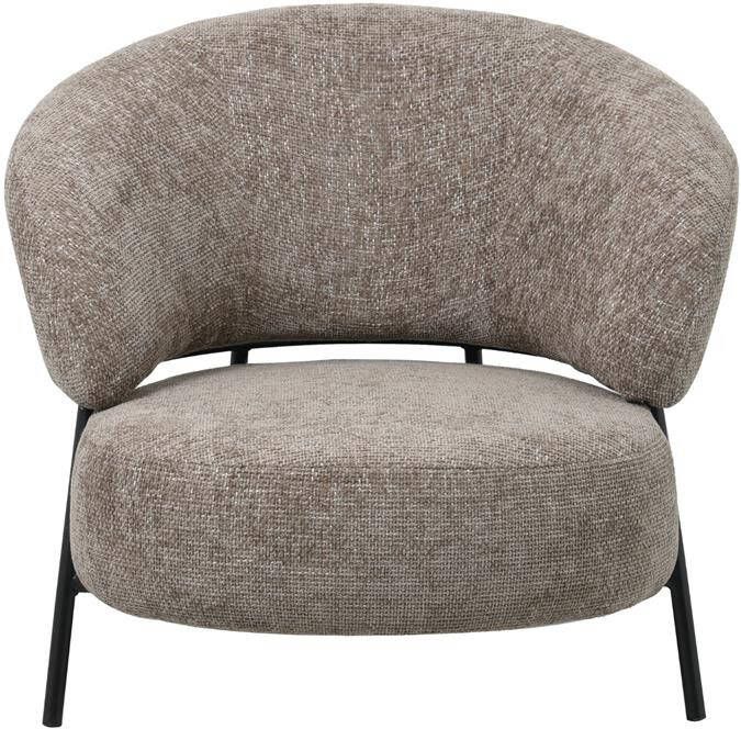 Giga Meubel Fauteuil Stof Taupe Excl. Armleuning 85x85x70cm Jennie