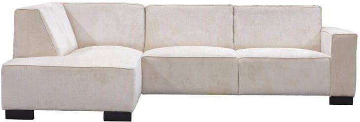 Giga Meubel Hoekbank Beige 3 5-Zits Links 274x205x80cm Napoli