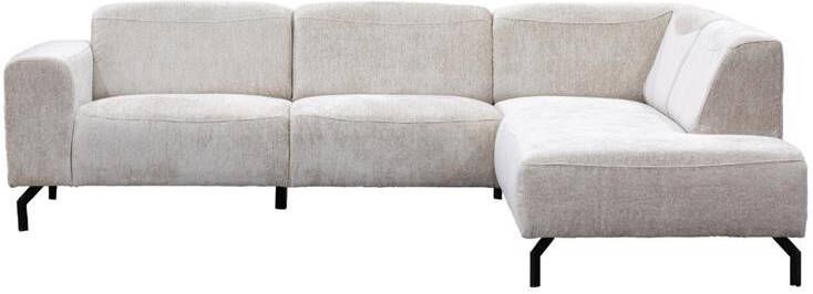 Giga Meubel Hoekbank Beige 3 5-Zits Rechts 275x210x77cm Milan