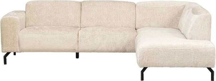Giga Meubel Hoekbank Taupe 3 5-Zits Rechts 275x210x77cm Milan