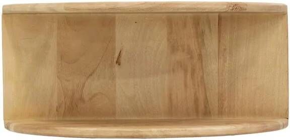 Giga Meubel Nachtkastje Zwevend Naturel 45cm Mangohout Vera