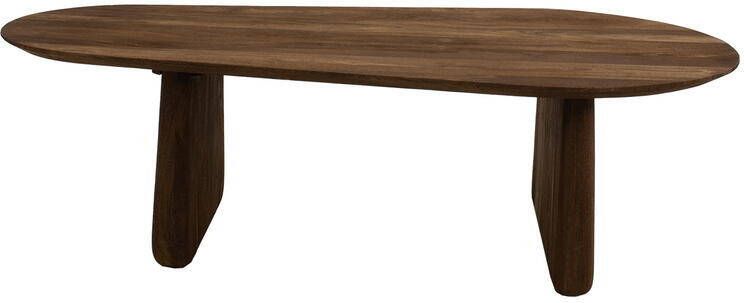 Giga Meubel Salontafel Femke Organisch Mangohout Bruin 120x65x35cm