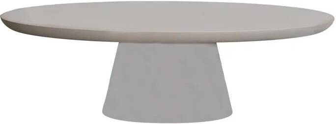 Giga Meubel Salontafel Cleo Ovaal Beige 130cm